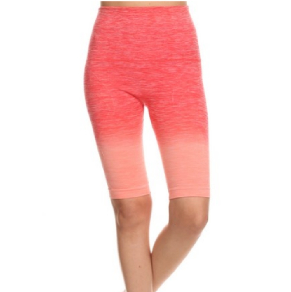 YELETE Athletic Biker Shorts w/High Waist Band